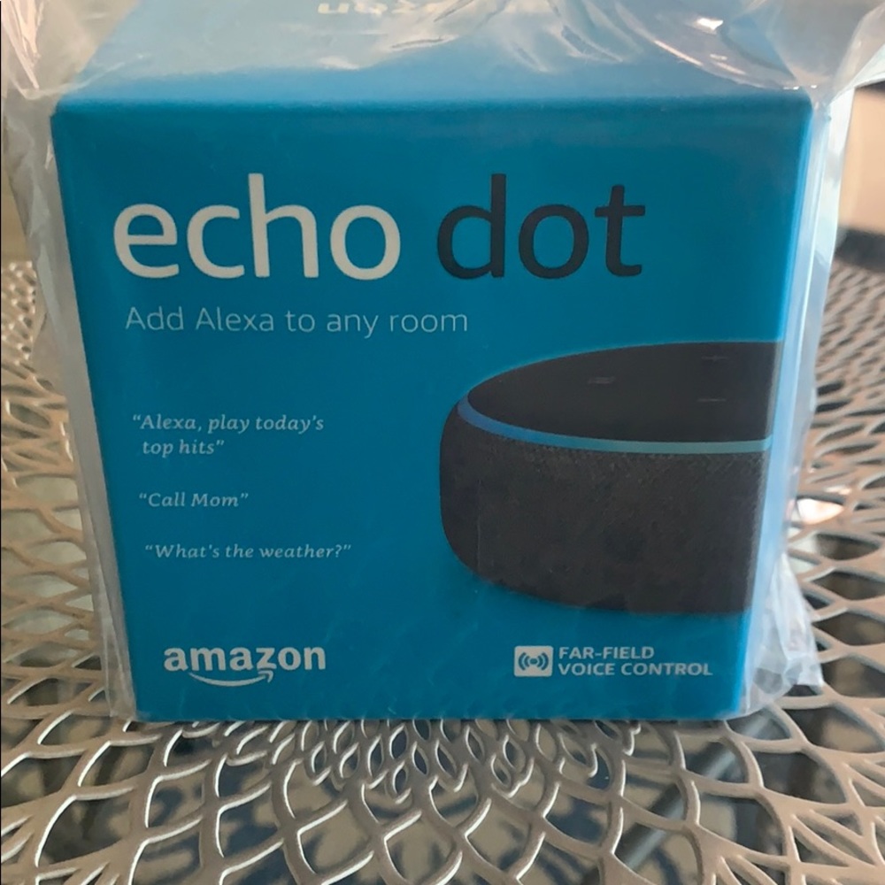 Amazon Echo Dot NEVER OPENED 3rd generation